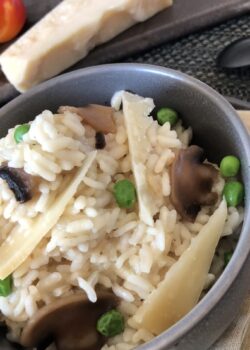 Mushroom-Pea-Risotto